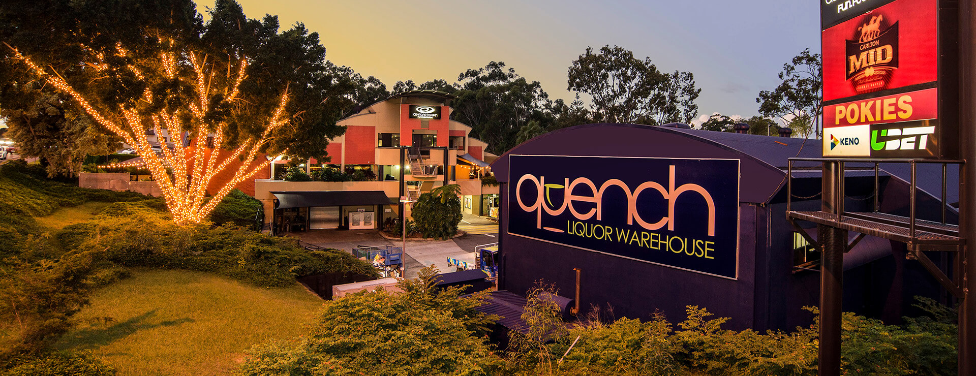 Bottle Shop Entrance For Quench Liquor Ashmore